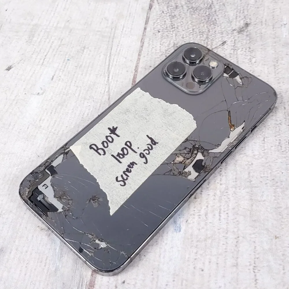 PARTS / REPAIR DOES NOT WORK - Apple iPhone 12 Pro Max A2342 128GB - BOOT LOOP